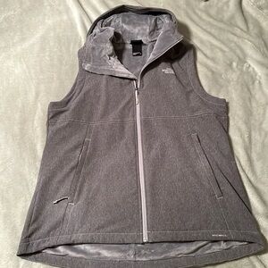 The north face shelbe gray vest